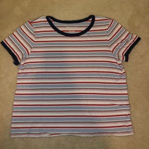 american eagle striped short sleeve